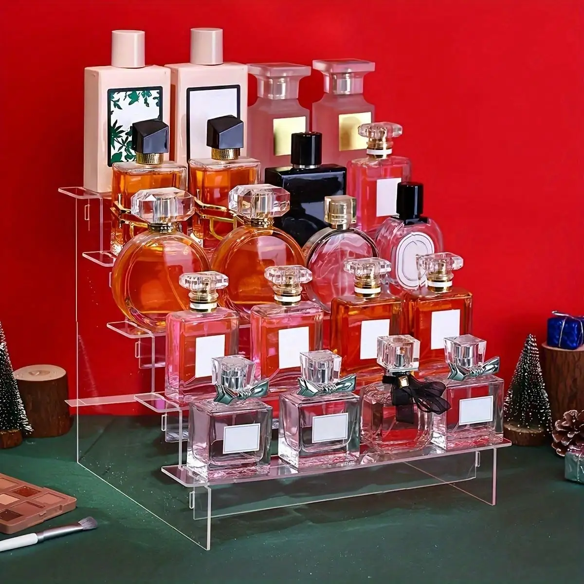 Perfume Fragrance Holder - Espositore in acrilico Rialzi Organizzatore di