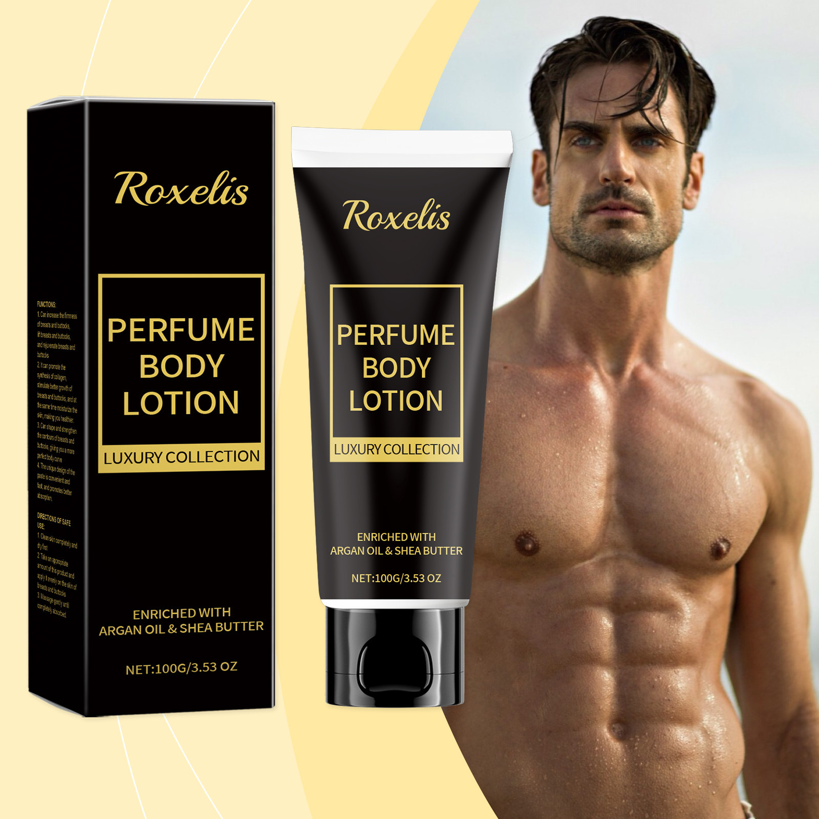 Perfume Fragrance Lotion - Lozione Profumata per Uomo, Fragranza Leggera