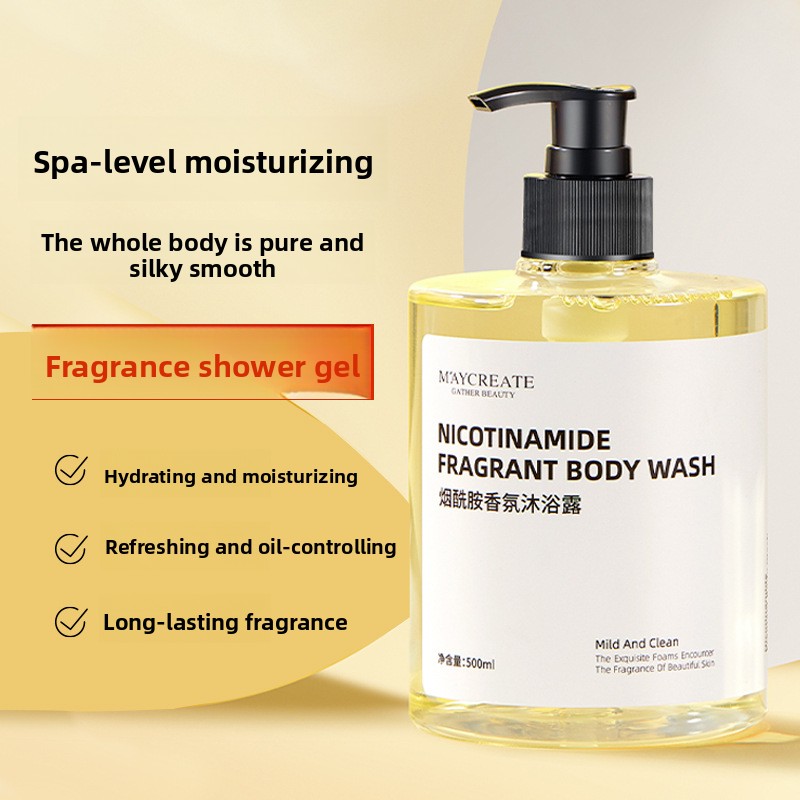 Perfume Fragrance Lotion - Bagnoschiuma alla Niacinamide, Lozione Idratante per