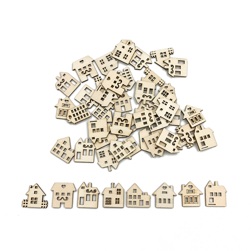 Oud Wood Chip - 50 fette di legno non verniciate