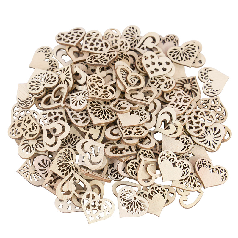 50/100 pz Modello di Cuore Sca - Oud Wood Chip recensione e prezzo