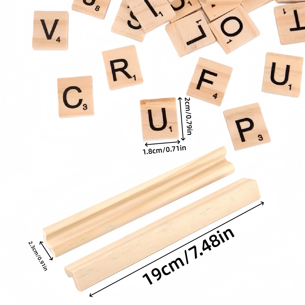 100 Pezzi Lettere in Legno, Bl - Oud Wood Chip recensione e prezzo