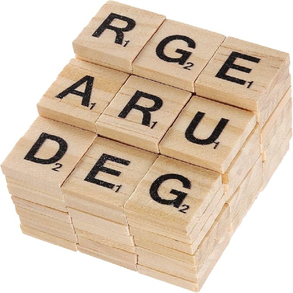 100 Pezzi Lettere in Legno, Bl - Oud Wood Chip recensione e prezzo