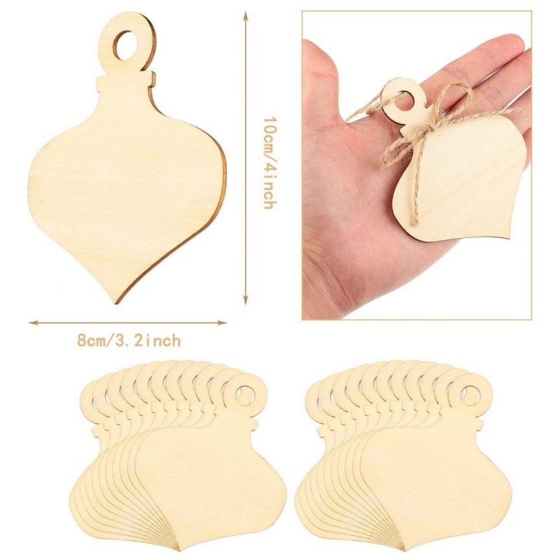 10 Pezzi di Ornamenti Natalizi - Oud Wood Chip recensione e prezzo