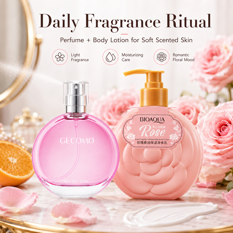 Set Profumo Donna GECOMO 50ml  - Perfume Fragrance Lotion recensione e prezzo