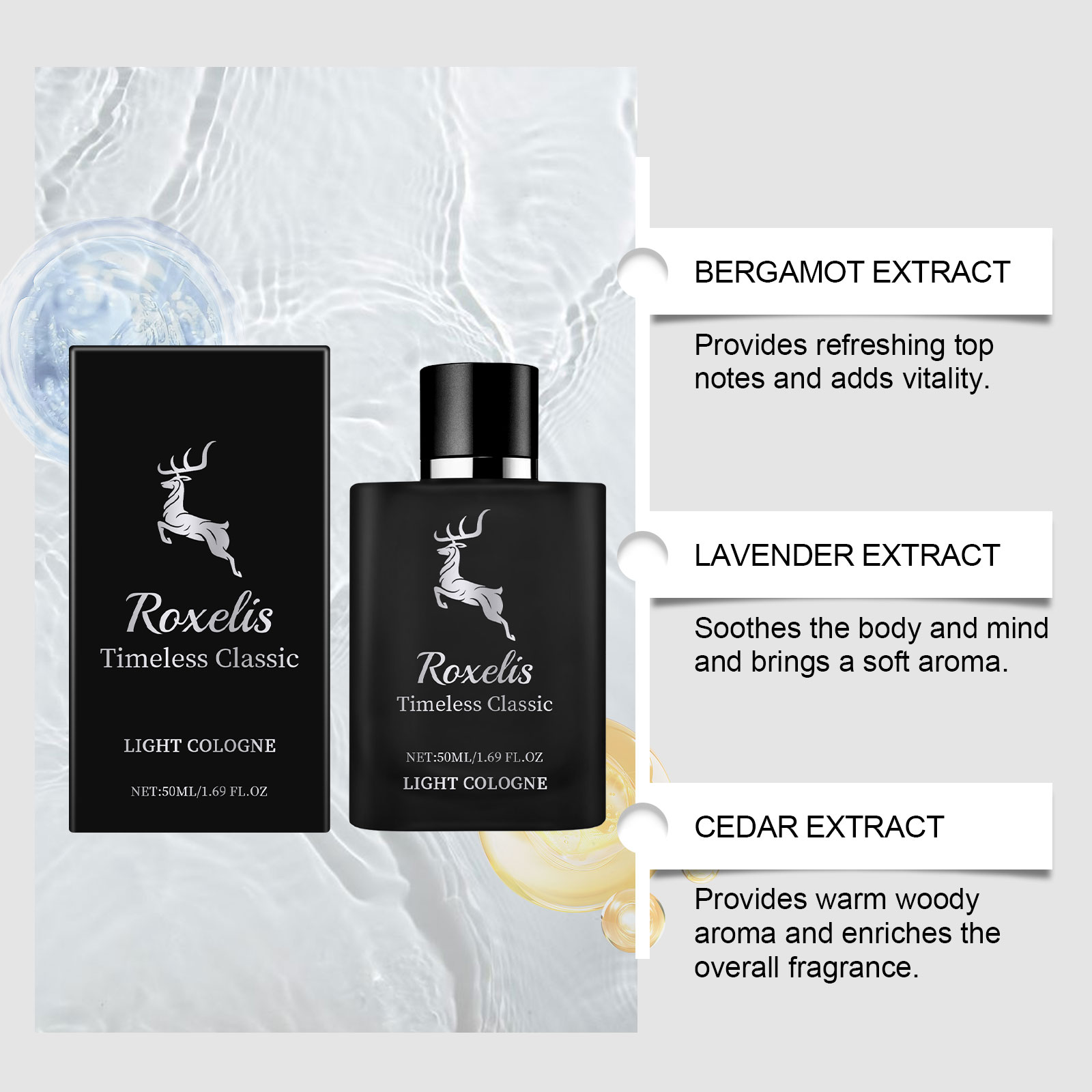 Charm Classic Cologne da uomo, - Perfume Fragrance Free recensione e prezzo